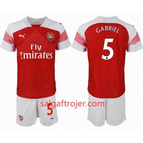 Arsenal Fodboldtrøjer GABRIEL 5 Børn Hjemmebanesæt 2018/19 Kort ærmer Arsenal Fodboldtrøjer GABRIEL 5 Børn Hjemmebanesæt 2018/19 Kort ærmer